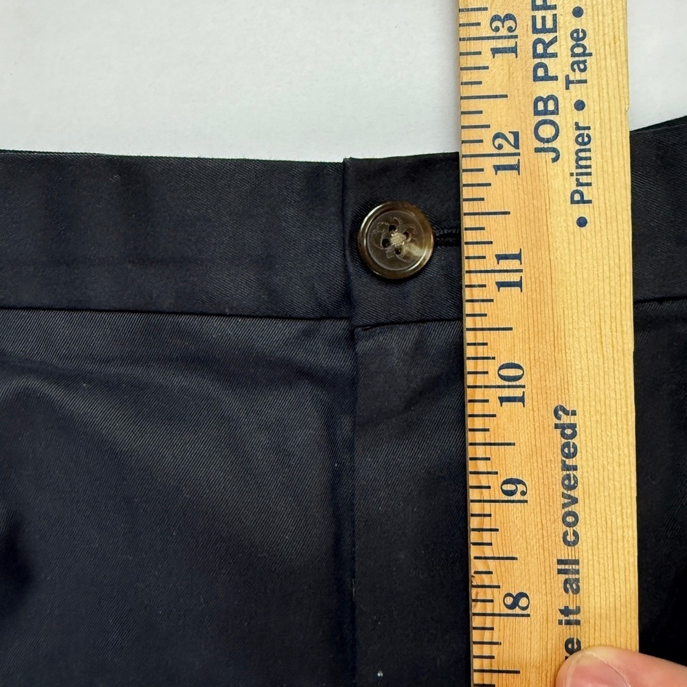 Y2K Brooks Brothers St Andrews Links Black Flat Front Golf Pants Men 38x30 Cuff - Picture 7 of 8